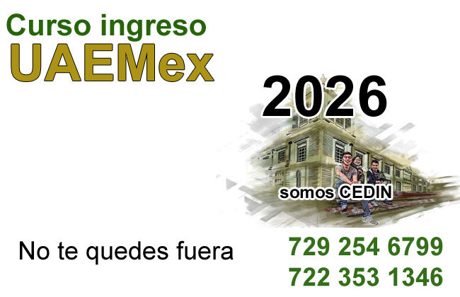 Curso ingreso uaemex 2026 Prepa y licenciatura 722 2130803